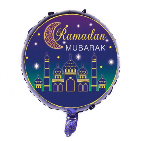 Hot 18 Inch Foil Ramadan Mubarak Balloon