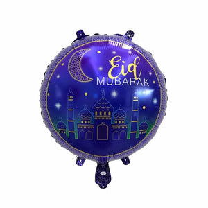 Hot New Arrival 18 Inch Eid Foil Balloon Party Supplies Eid Mubarak Party Balloon Ramadan Decoration Eid Party Supplies