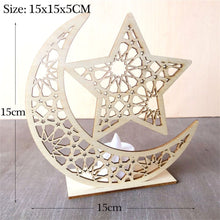 Load image into Gallery viewer, Ramadan Wooden Eid Mubarak Decoration Wooden Plaque (No Light)