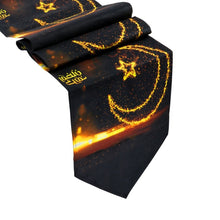 Load image into Gallery viewer, Happy Ramadan Decoration Eid Party Gold Table Runner