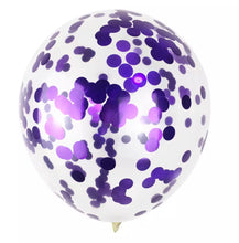 Load image into Gallery viewer, 10 pcs 12 inch Confetti Balloons Agate Marble Stripe Balloons Set